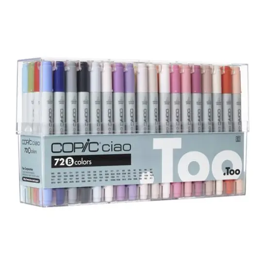 Copic&reg; Ciao Marker Set, 72 Color Set B {1}