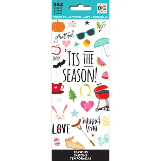 Me & My Big Ideas Stickers-Tis The Season, 382/Pkg {1}