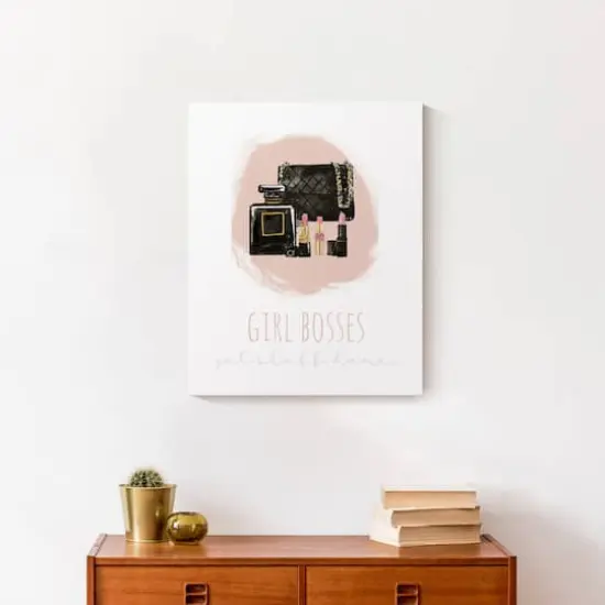 Girl Bosses Get Stuff Done 16" x 20" Canvas Wall Art {5}