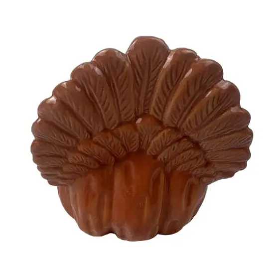 5" Ceramic Turkey Tabletop D&eacute;cor by Ashland&reg; Orange {4}