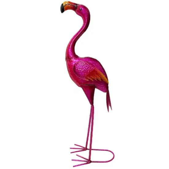 Santa's Workshop 24" Iron Dark Pink Flamingo {1}