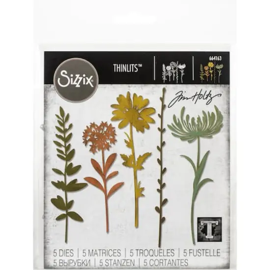 Sizzix&reg; Thinlits&trade; Wildflower Stems No.1 Die Set by Tim Holtz&reg; {1}