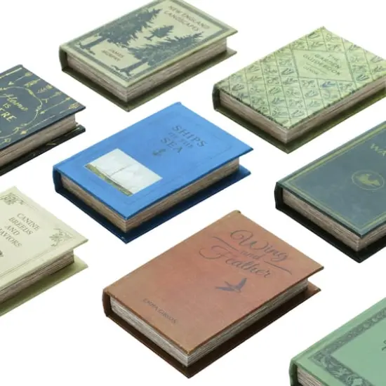 Hello Honey&reg; 5.5" Vintage Style Book Boxes, 8ct. {3}