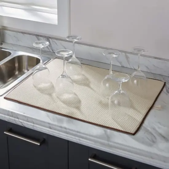 Kitchen Details Jumbo Ivory Drying Mats, 2ct. {8}