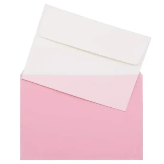 JAM Paper 4.62" x 6.43" Self Adhesive Closure Cello Sleeves, 100ct. Pink {6}