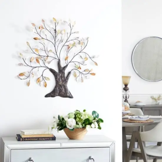 Brown & Green Metal Traditional Wall D&eacute;cor {10}