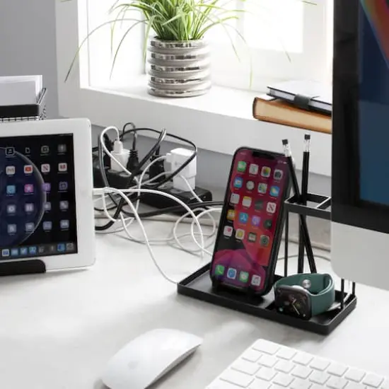 Simplify Black Cable Organizer Boxes, 2ct. {14}