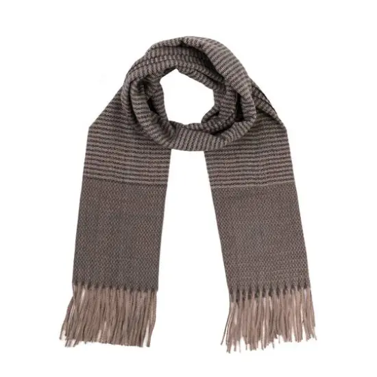 Glitzhome&reg; 73" Gray Scarf with Tassels {1}