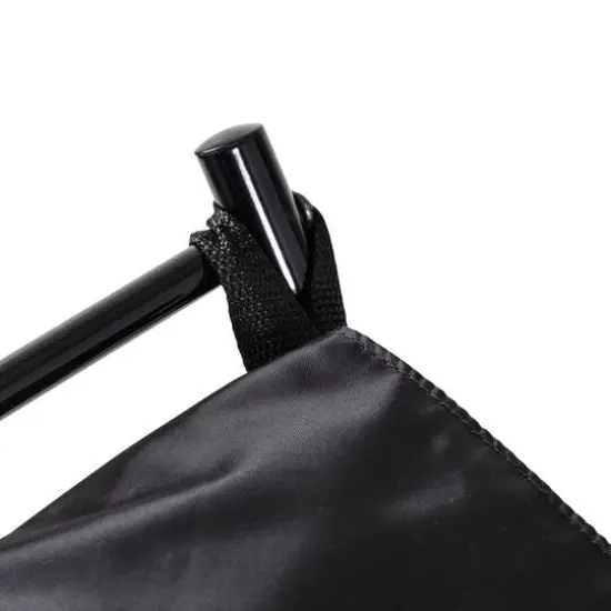 Honey Can Do Black Single Bounce Back Hamper with Wheels and Lid {12}