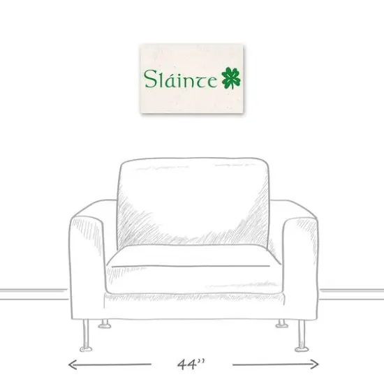 Slainte 18" x 12" Canvas Wall Art {6}