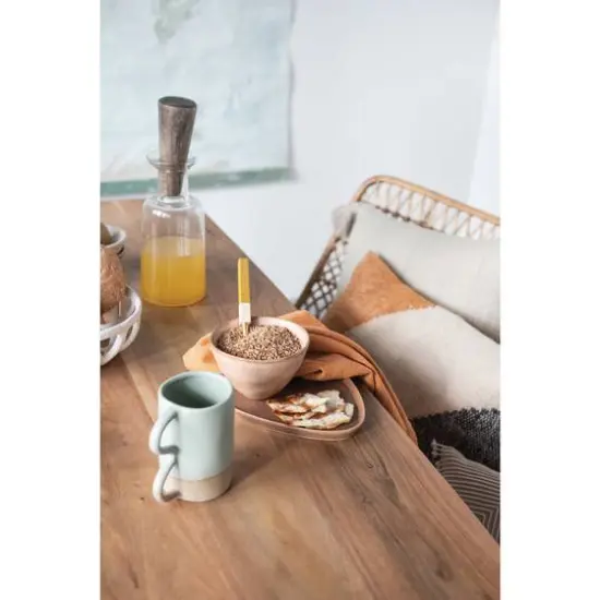 Hello Honey&reg; 12" Glass Wine Decanter with Mango Wood Stopper {7}