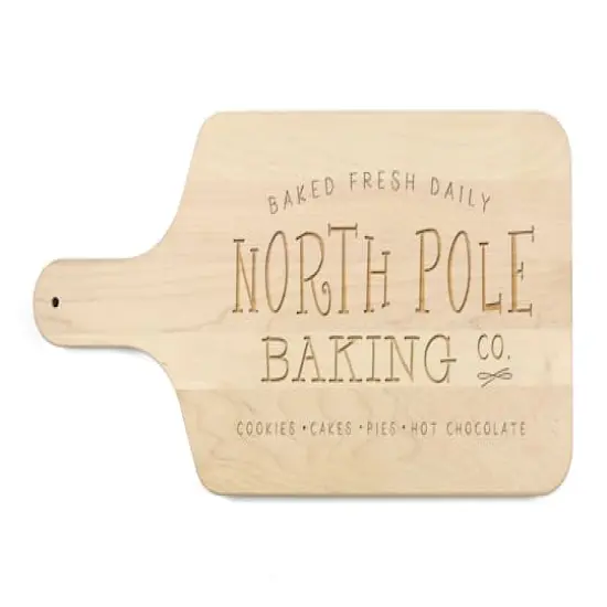 17" North Pole Baking Co. Maple Paddle Cutting Board {1}