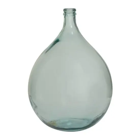 Clear Recycled Glass Handmade Spanish Vase 16" x 16" x 22" {1}