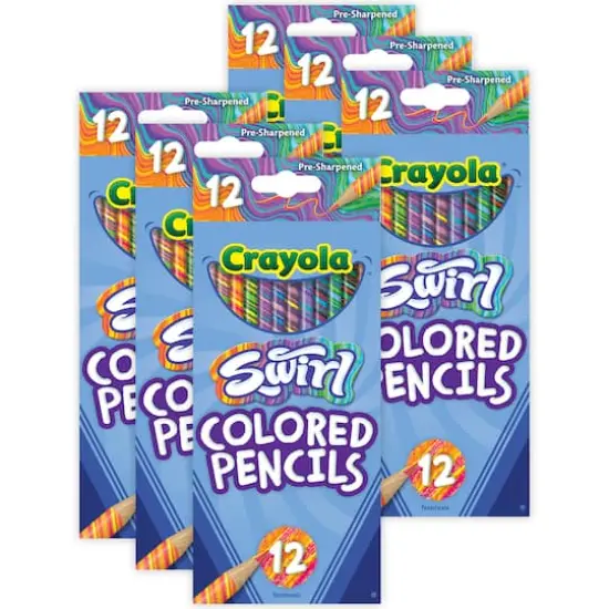 Crayola&reg; SWIRL Colored Pencils, 12 Packs of 12 {1}