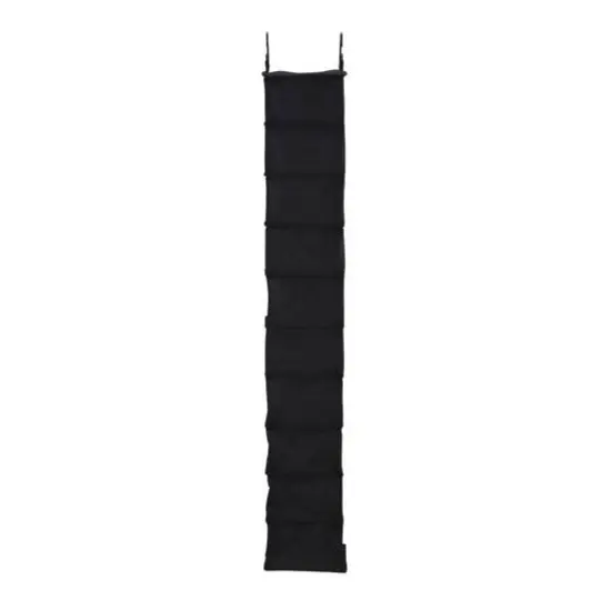 Household Essentials 10 Shelf Hanging Closet Organizer Black {9}