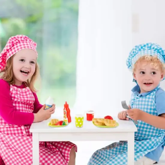 Toy Time Kids Toy Waffle Iron Set With Music & Lights {8}