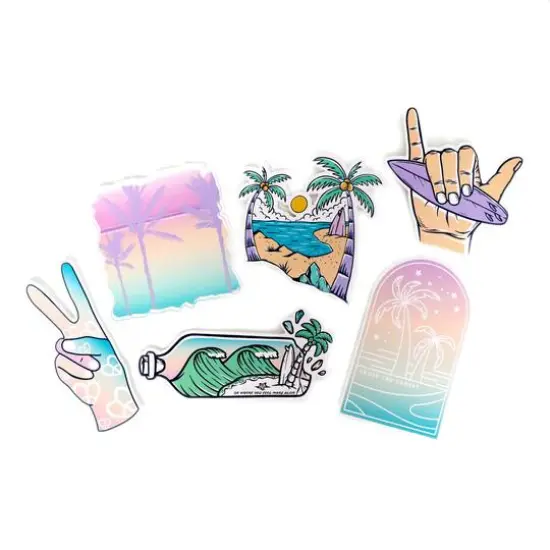 Vinyl Diecut Beach Sticker Set by Recollections&trade; {6}