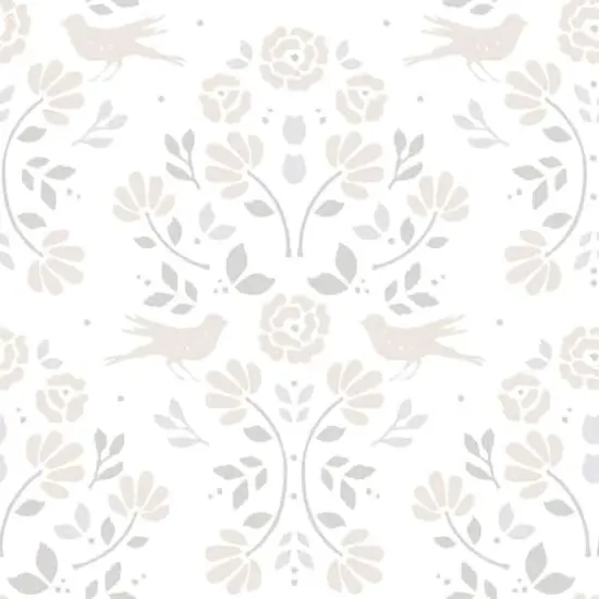 RoomMates Rose Lindo Woodland Peel & Stick Wallpaper Gray {1}