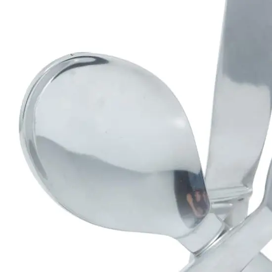 17" Silver Kitchen Utensil Sculpture {5}