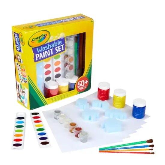 Crayola&reg; Washable Paint 50 Piece Set {4}