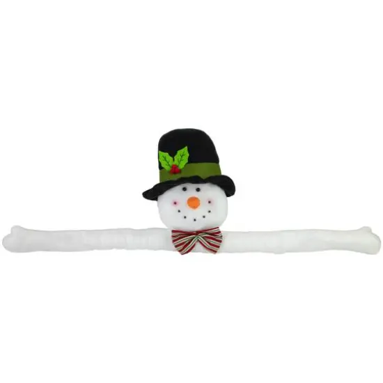 25" Unlit Plush Snowman Christmas Tree Topper {6}