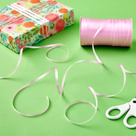 500yd. Textured Curling Ribbon by Celebrate It&trade; Pink {3}
