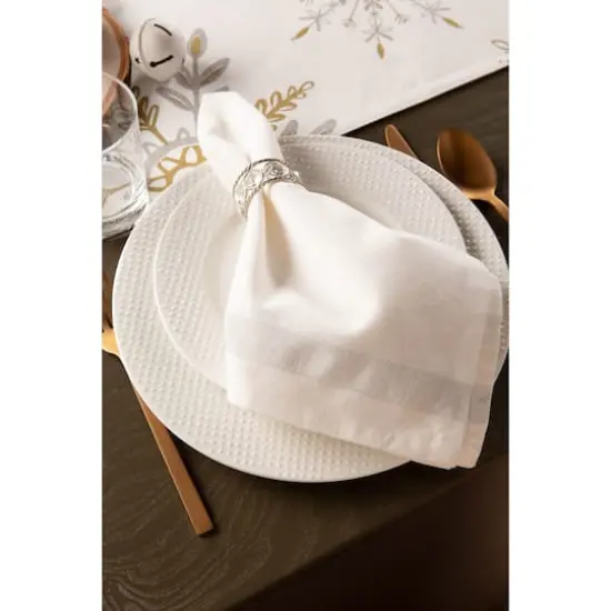 DII&reg; Silver Sparkle Stripe Napkins, 6ct. {5}