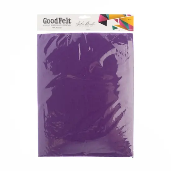 John Bead GoodFelt Beading Foundation, 8.5 x 11", 4ct. Purple {4}
