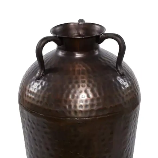 Brown Metal Rustic Vase, 32" x 12" x 12" {6}