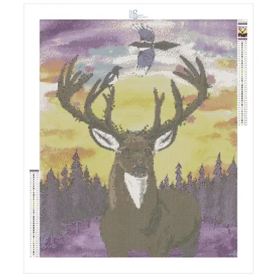 Sparkly Selections Majestic Deer - Local Utah Artist Rachel H. Diamond Painting Kit, Square Diamonds {3}
