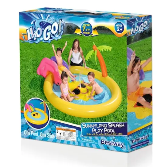 Bestway&reg; H2OGO!&reg; Sunnyland Splash Play Pool Center {7}
