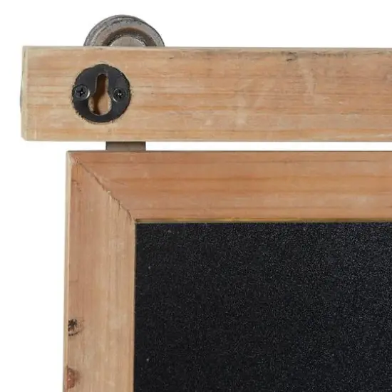 Brown Wall Mounted Chalkboard {4}