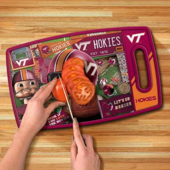  Virginia Tech Hokies Retro Series Cutting Board Assorted {5}