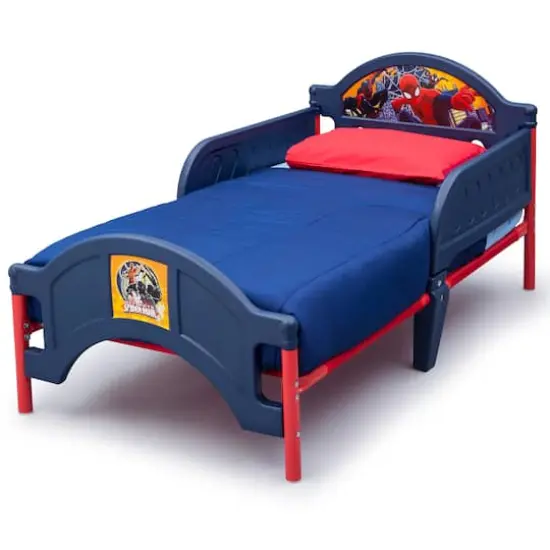 Spider Man Plastic Toddler Bed {3}