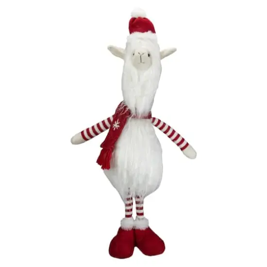 26" Plush Standing Llama Tabletop Decoration {1}