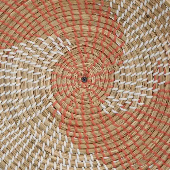 Set of 6 Brown Seagrass Eclectic Wall Decor, 14" x 14" x 3" {6}