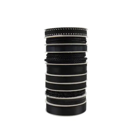 Value Pack Ribbon, 10ct. by Celebrate It&reg; Black {3}