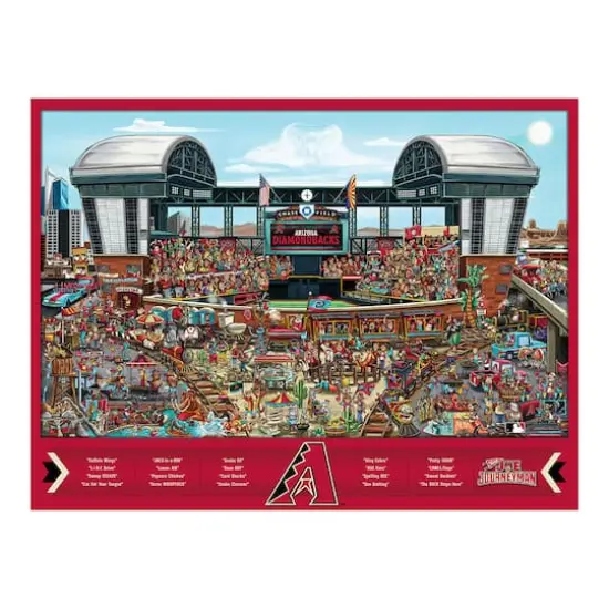 Arizona Diamondbacks Joe Journeyman 500 Piece Puzzle {5}