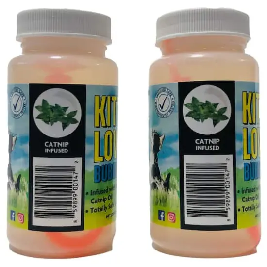 Kitty Love Bubbles&trade; 4 oz. Catnip Scented Bubbles for Cats, 2ct. {3}