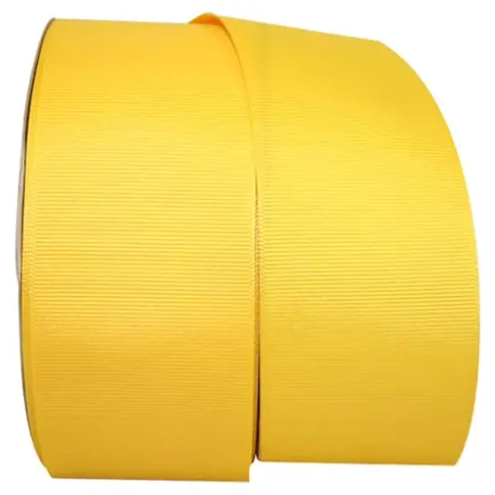 JAM Paper 2.25" Grosgrain Texture Ribbon Maize {1}