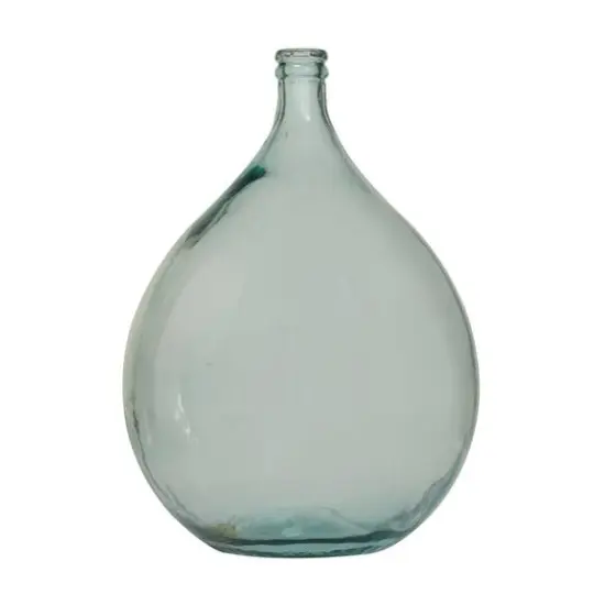 Clear Recycled Glass Handmade Spanish Vase 16" x 16" x 22" {5}