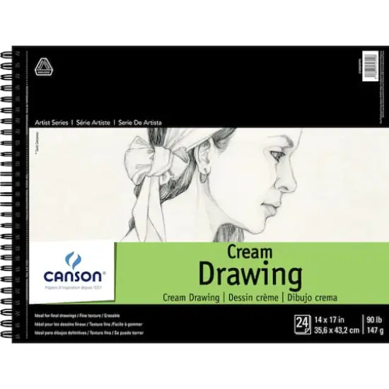 Canson&reg; 1557&reg; Artist Series Classic Cream Drawing Pad {1}