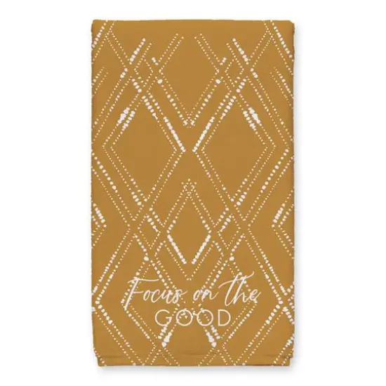 Focus on the Good Tea Towel Set Gold/White {3}
