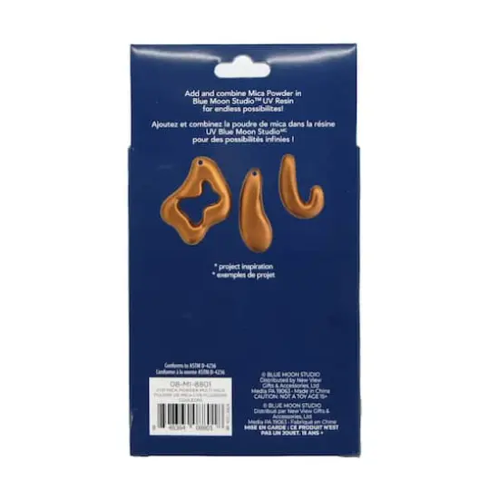 Blue Moon Studio&trade; UV Resin Craft Mica Powder Multi Pack {5}