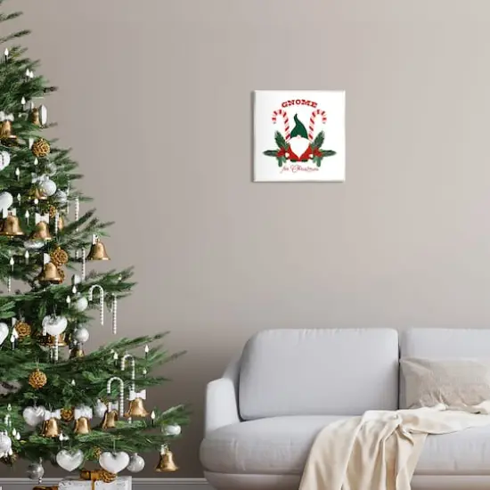 Stupell Industries Gnome For Christmas Candy Canes Wall Plaque Art {3}