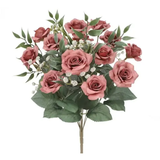17" Mauve Rose Deluxe Bush by Ashland&reg; {1}