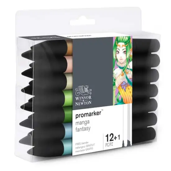 Winsor & Newton&reg; ProMarker&trade; Manga Fantasy 13 Marker Set {5}