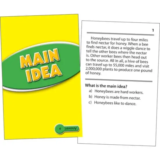 Edupress&reg; Main Idea Practice Cards, Levels 5.0-6.5 {3}