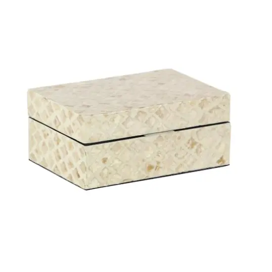 Beige Mother of Pearl Coastal Box Set {3}