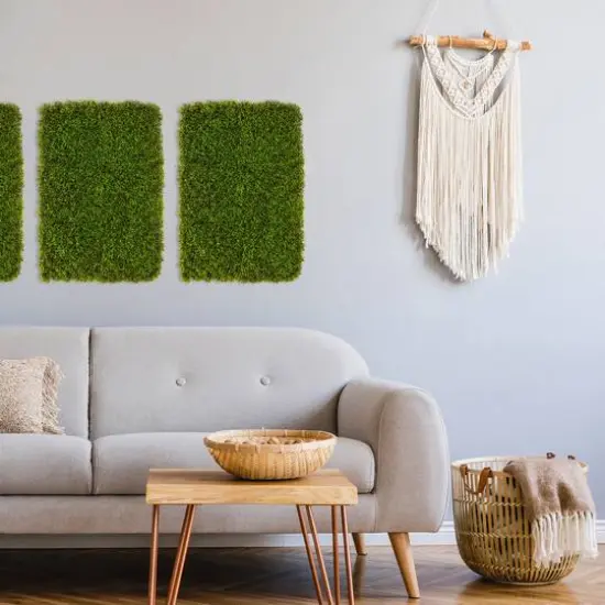 Mini Plum Pine Artificial Wall Mat, 6ct. {8}